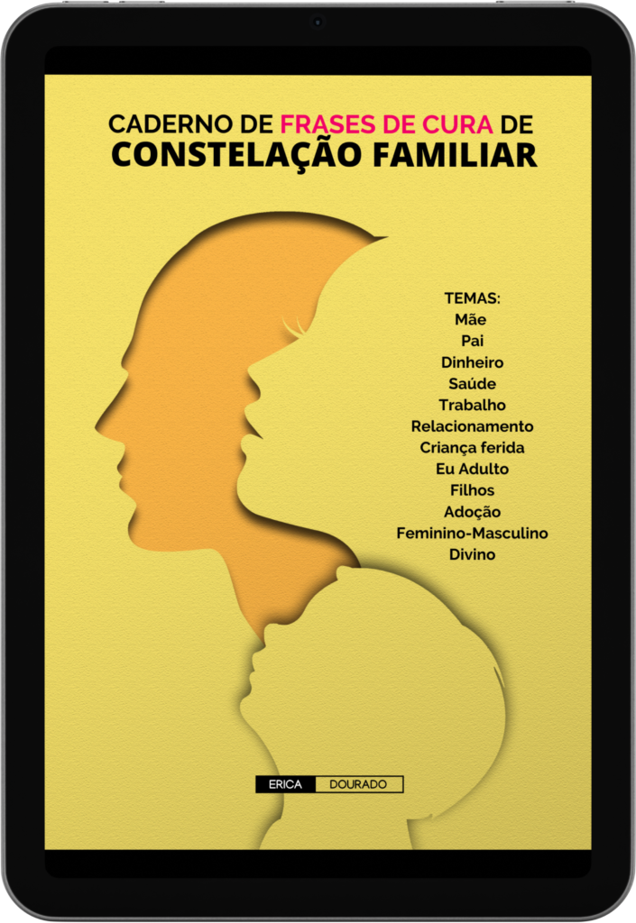 Capa Caderno de Frases de Cura de Constelação Familiar